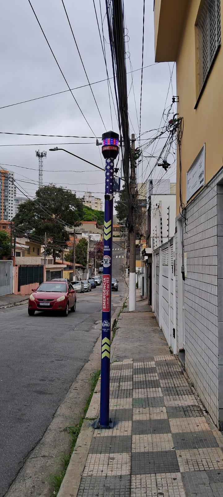 Dispositivo EMG instalado